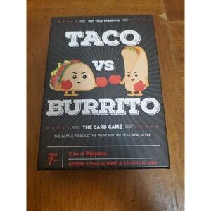 Taco vs Burrito - The Wildly Popular Surprisingly Strategic Card Game Party Game
